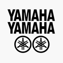 Kit Sticker Moto Retro Réfléchissant YAMAHA 2