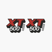 Kit autocollants Yamaha 500 XT 1981