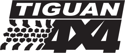 Logo 4x4 Tiguan - Stickers 4x4 Logo Racers