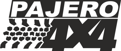 Logo 4x4 Pajero - Stickers 4x4 Logo Racers