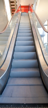 Sticker Porte Escalator En Trompe Oeil - Sticker Porte