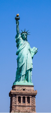 Sticker Porte Statue De La Liberté New York - Sticker Porte