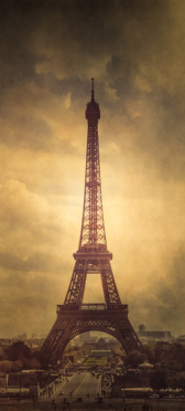 Sticker Porte Tour Eiffel 2 - Sticker Porte