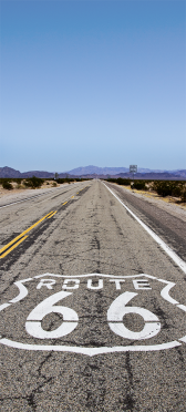 Sticker Porte Route 66 - Sticker Porte