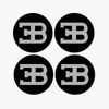Stickers Jantes Bugatti Gris Stickers Jantes Bugatti Gris