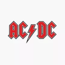 Sticker ACDC Logo Red | MPA Déco