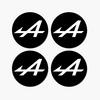 Stickers Jantes Alpine Stickers Jantes Alpine