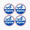 Stickers Jantes Alpine Vintage Stickers Jantes Alpine Vintage