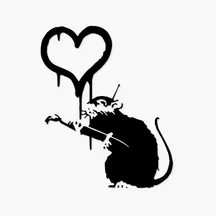Pack AUTOCOLLANTS STICKERS Banksy graffiti street art petite fille Pack AUTOCOLLANTS STICKERS Banksy graffiti street art petite fille