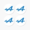 Stickers Jantes Alpine Bleu Stickers Jantes Alpine Bleu