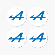 Stickers Jantes Alpine Bleu