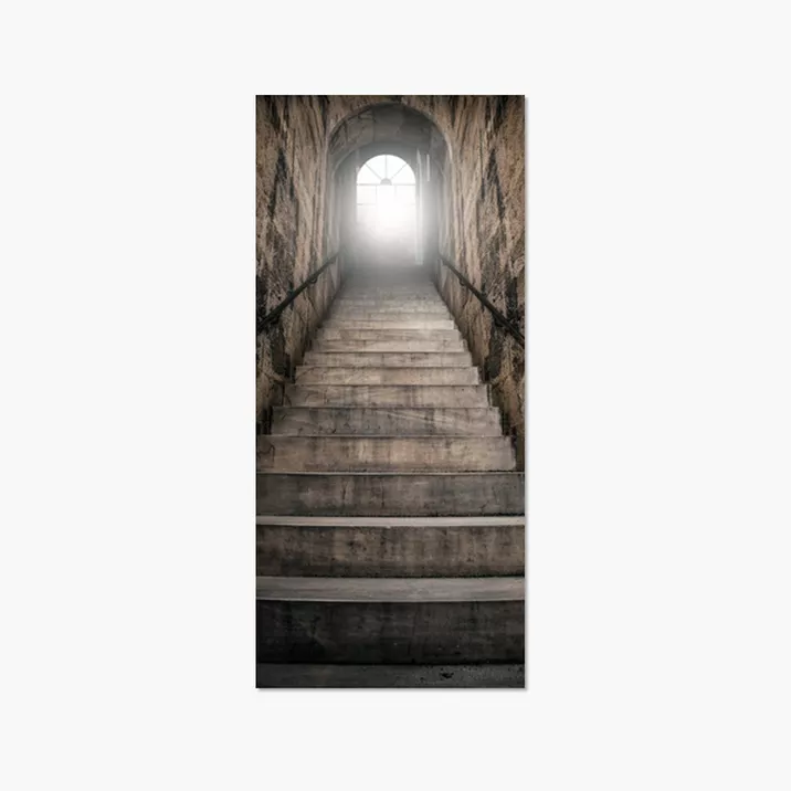 ESCALIER STICKER MURAL PORTE TROMPE OEIL¤ST-01S - 4 DIMENSIONS MAT ESCALIER STICKER MURAL PORTE TROMPE OEIL¤ST-01S - 4 DIMENSIONS MAT