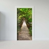 Sticker Porte Pont En Trompe Oeil 3 Sticker Porte Pont En Trompe Oeil 3