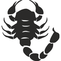 Sticker scorpion