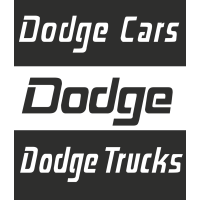 Sticker Dodge Cars Trucks