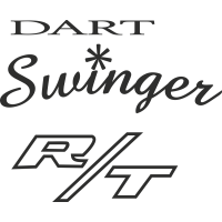 Sticker Dodge Dart Swinger