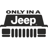 Sticker Jeep Only In A