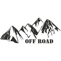 Sticker Montagne Off Road