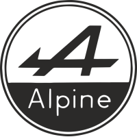 Sticker Alpine Rond