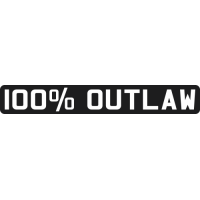 Sticker Moto 100% OUTLAW