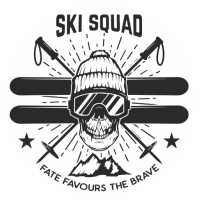 Sticker Déco Ski Squad