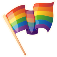 Sticker Drapeau LGBT Gay 3