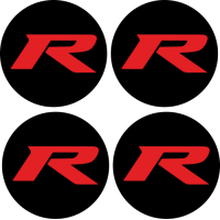 Stickers Jantes Honda Type R Rouge