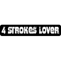Sticker Moto 4 Strokes lover