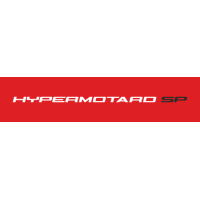 Sticker Ducati Hypermotard SP bandeau rouge