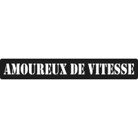 Sticker Moto AMOUREUX DE VITESSE