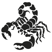 Sticker Signe du Zodiaque Scorpion