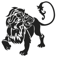 Sticker Signe du Zodiaque Lion