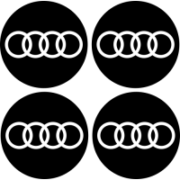 Stickers Jantes Audi Blanc