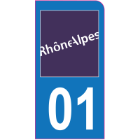 Stickers Garanti 5 Ans DECO-IDEES 1 Sticker pour Plaque dimmatriculation Moto 61 ORNE Nos Stickers sont recouvert dun pelliculage de Protection sp/écifique