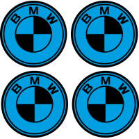 Stickers Jantes BMW Bleu