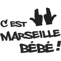 Sticker Marseille bébé