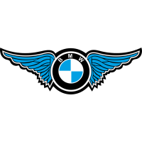 Autocollant Mural Tatouage BMW – IdéalDesign, Bleu, Réf H8826_PLNS, Neuf