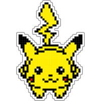 8 bit Pokemon Pikachu