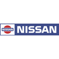Autocollant Nissan Logo Rectangle