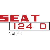 Autocollant Seat 124d
