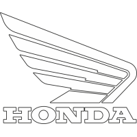 Autocollant Honda Contour Aile