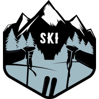 Sticker Déco Ski Montagne 2