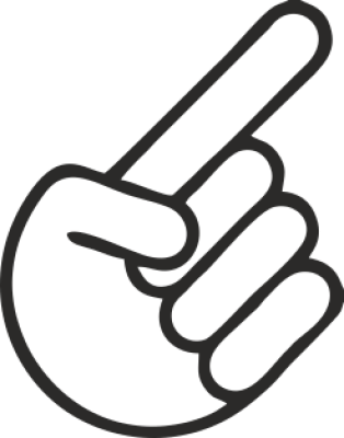JDM Hand the teaser - Stickers Racer & Drift