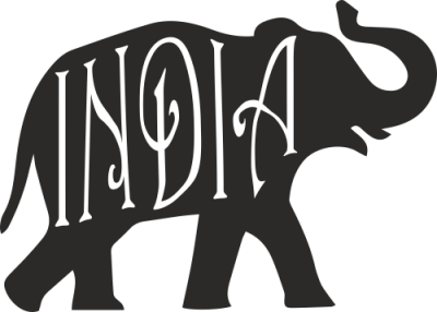 Sticker muraux Éléphant Inde 2 - Stickers Monuments