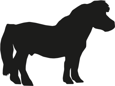 Sticker Poney 1 - Stickers Cheval Sticker Poney 1 - Stickers Cheval