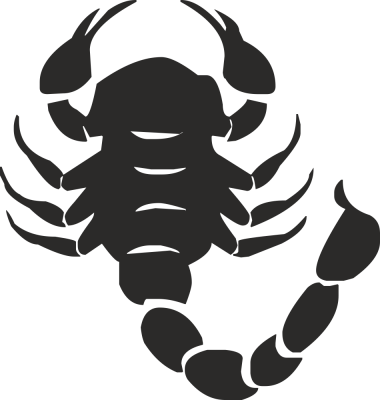 Sticker scorpion - Stickers Signes du Zodiaque