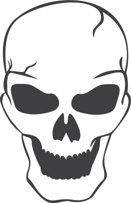 Skull 16 - Stickers Tetes de Mort