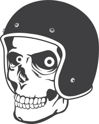 Skull 17 - Stickers Tetes de Mort