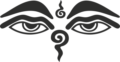 Sticker Symbole Yeux De Bouddha - Stickers Symbole Ganesh Sticker Symbole Yeux De Bouddha - Stickers Symbole Ganesh
