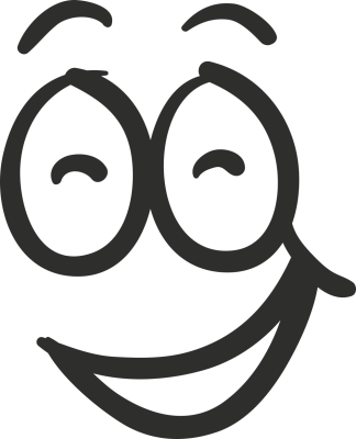 Sticker Smiley Sourire - Stickers Humours Sticker Smiley Sourire - Stickers Humours